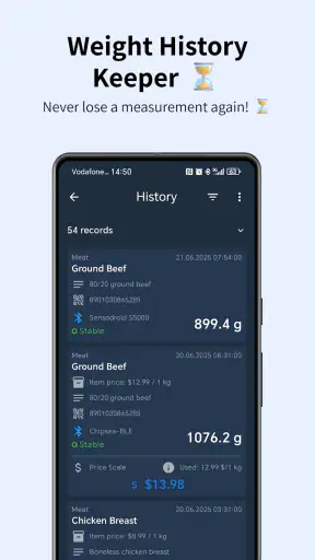 Weighing Smart Digital Scale screenshot