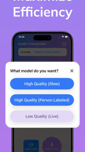 Whisper AI Voice to Text screenshot
