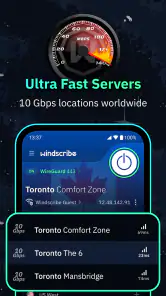 Windscribe VPN screenshot