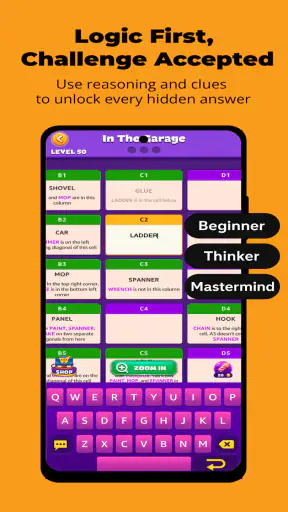 Word Hike -Inventive Crossword screenshot