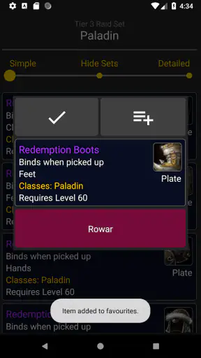 WoW Classic Loot screenshot