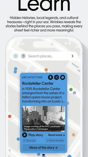 Wrinkles: Audio Tour Guide screenshot