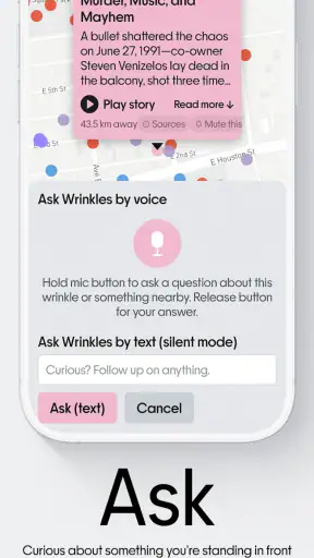 Wrinkles: Audio Tour Guide screenshot