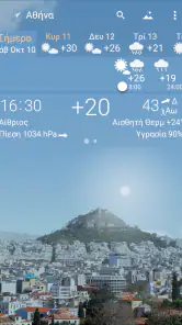 YoWindow Kαιρός - Απεριόριστος screenshot
