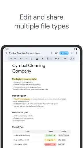Έγγραφα Google screenshot