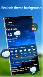 Ειδοποιήσεις καιρού - Widget screenshot