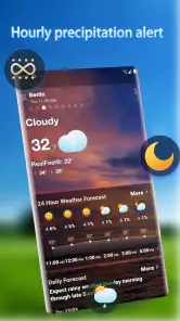 Ειδοποιήσεις καιρού - Widget screenshot