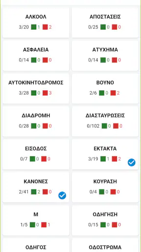 Ελληνική δοκιμή οδήγησης 2026 screenshot