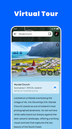 Ζωντανός δορυφορικός χάρτης screenshot