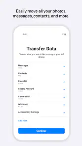 Μετάβαση σε iOS screenshot
