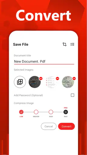 Μετατροπέας PDF: Εικόνα σε PDF screenshot
