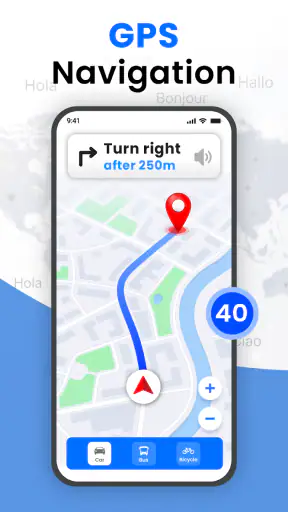 Πλοήγηση GPS - Easy Map Route screenshot