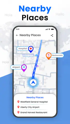 Πλοήγηση GPS - Easy Map Route screenshot