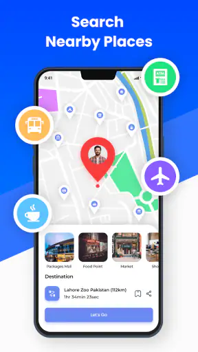 Πλοήγηση GPS: GPS, Χάρτες screenshot