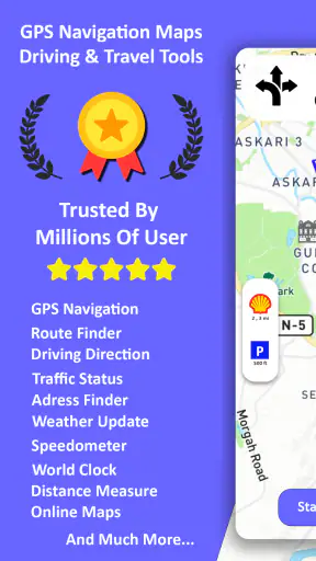 Πλοήγηση GPS χάρτες & διαδρομή screenshot