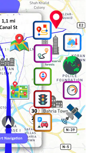 Πλοήγηση GPS χάρτες & διαδρομή screenshot
