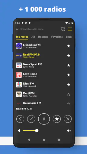 Ραδιόφωνο Ελλάδα FM online screenshot