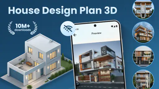 Σχέδιο Σχεδίασης Σπιτιών 3D screenshot