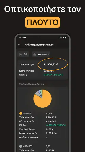 Τιμές Χρυσού και Ασημιού screenshot