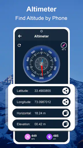 Υψόμετρο GPS Υψόμετρο screenshot