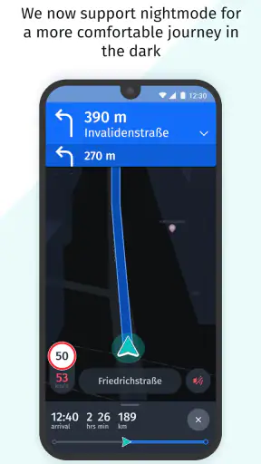 Χάρτες και πλοήγηση HERE WeGo screenshot