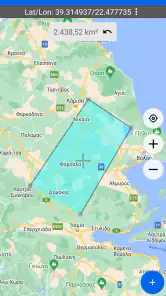 Χάρτης συντεταγμένων GPS screenshot
