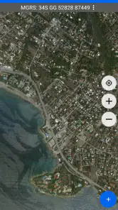 Χάρτης συντεταγμένων GPS screenshot