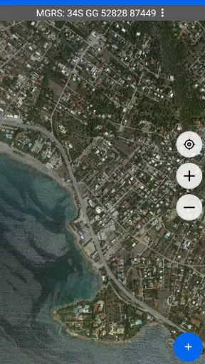 Χάρτης συντεταγμένων GPS screenshot
