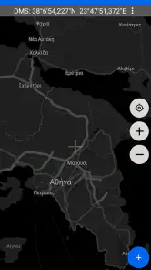 Χάρτης συντεταγμένων GPS screenshot