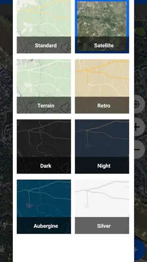 Χάρτης συντεταγμένων GPS screenshot