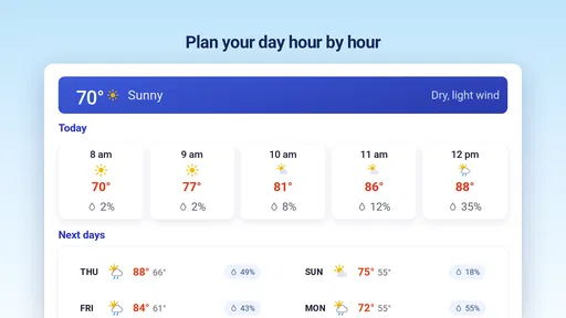 Weather & Rain Radar Forecast screenshot