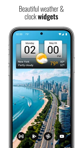 Digital Clock & World Weather screenshot