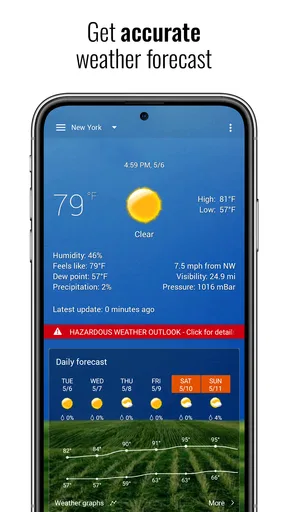 Digital Clock & World Weather screenshot