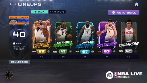 EA SPORTS™ NBA LIVE Mobile screenshot