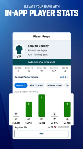 FanDuel Sportsbook & Casino screenshot