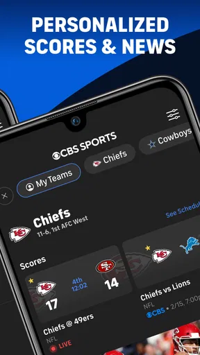 CBS Sports: Live Scores & News screenshot