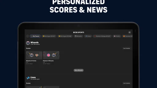 CBS Sports: Live Scores & News screenshot