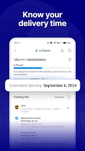 17TRACK Package Tracker screenshot