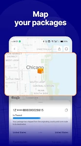 17TRACK Package Tracker screenshot