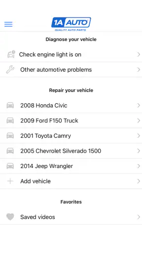 1A Auto: Parts & Repair Videos screenshot