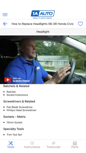 1A Auto: Parts & Repair Videos screenshot