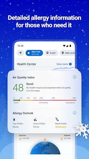 1Weather Forecasts & Radar screenshot