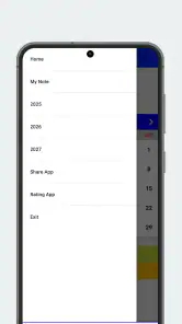 2025 Calendar screenshot