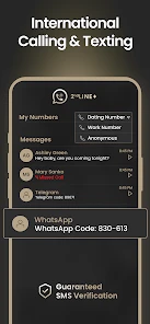 2nd Line+ Phone Number & eSIM screenshot