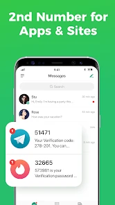 2nd Line - Second Phone Number screenshot