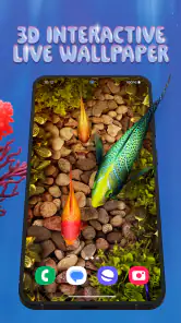 3D Fish Tank Live Wallpaper screenshot