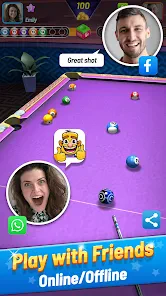 8 Ball Shoot It All - 3D Pool screenshot
