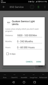 850 OBD-II screenshot