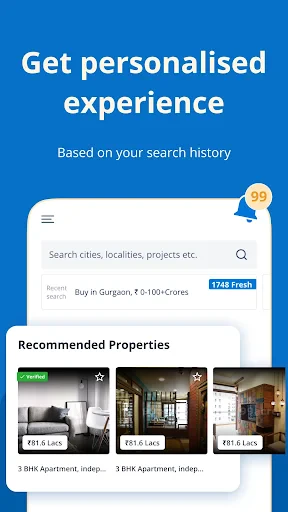 99acres Buy/Rent/Sell Property screenshot