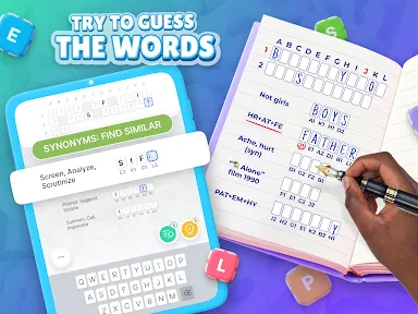 Acrostics-Cross Word Puzzles screenshot